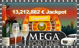 Mega Fortune - 8 577 104  Jackpot
